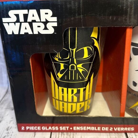 Star Wars Drinking Glasses Imperial Trooper First Order Rule Galaxy Galactic - Picture 2 of 6